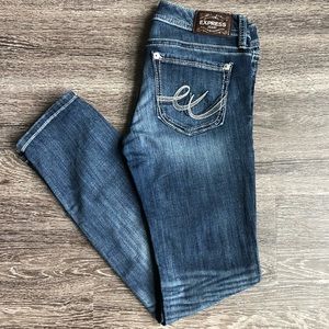 Express Skinny Stella Low-rise jeans